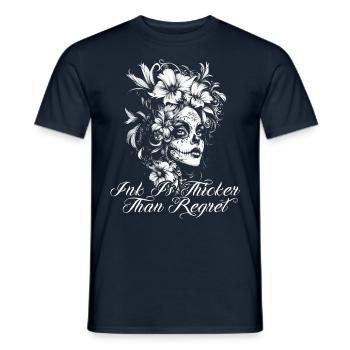 Tattoo Studio Tattoo Artist Tattoo Ideas - Men's T-Shirt - navy - Front - AI Model Male 178 light (178cm)