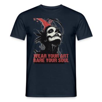 Tattoo Studio Tattoo Artist Tattoo Ideen - Männer T-Shirt - Navy - Vorne - AI Model Male 178 light (178cm)