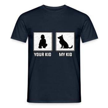 Ton enfant mon enfant - T-shirt homme - marine - Devant - AI Model Male 178 light (178cm)