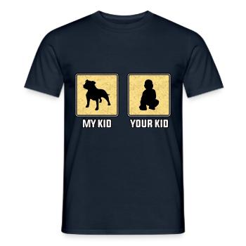 Votre enfant mon enfant - T-shirt homme - marine - Devant - AI Model Male 178 light (178cm)