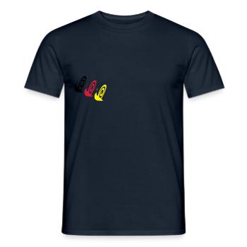 Escargot - T-shirt homme - marine - Devant - AI Model Male 178 light (178cm)