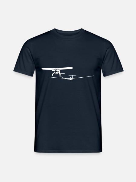 Fschlepp Segelflieger Wilga Pilot gleiten fliegen - Männer T-Shirt - Navy