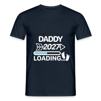 Daddy 2027 - Men's T-Shirt - navy - Front - AI Model Male 178 light (178cm)