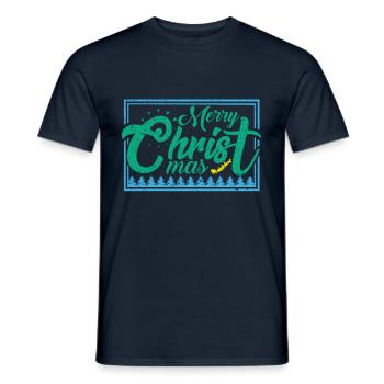 Cadeau noel noel noel noel - T-shirt homme - marine - Devant - AI Model Male 178 light (178cm)