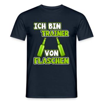Trainer - Männer T-Shirt - Navy - Vorne - AI Model Male 178 light (178cm)