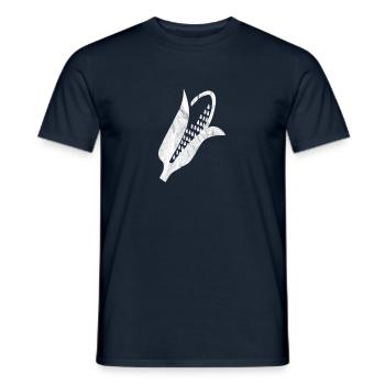 Corn on the cob - Men's T-Shirt - navy - Front - AI Model Male 178 light (178cm)