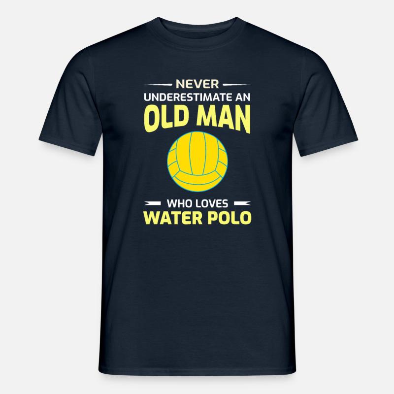 Wasserball Geschenk - Männer T-Shirt - Navy