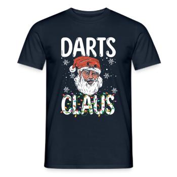 Fléchettes et Noël I Mon Père Noël - T-shirt homme - marine - Devant - AI Model Male 178 light (178cm)