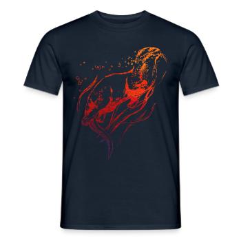 Otter - Men's T-Shirt - navy - Front - AI Model Male 178 light (178cm)