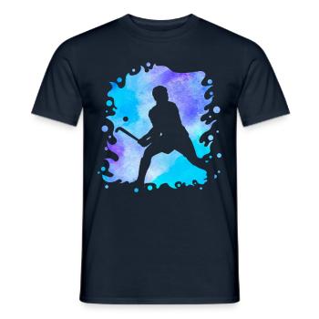 Hockey - T-shirt homme - marine - Devant - AI Model Male 178 light (178cm)