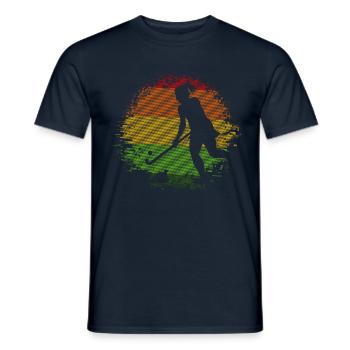 Hockey sur gazon - T-shirt homme - marine - Devant - AI Model Male 178 light (178cm)