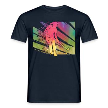 Hockey sur gazon - T-shirt homme - marine - Devant - AI Model Male 178 light (178cm)