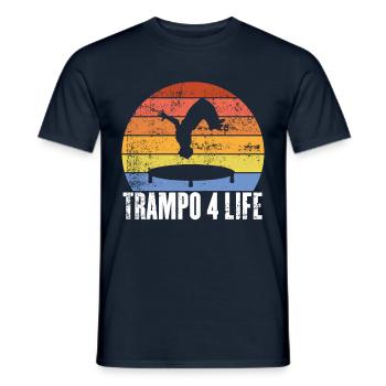 Mein Hobby Ich springe über Objekte Trampo For - Männer T-Shirt - Navy - Vorne - AI Model Male 178 light (178cm)