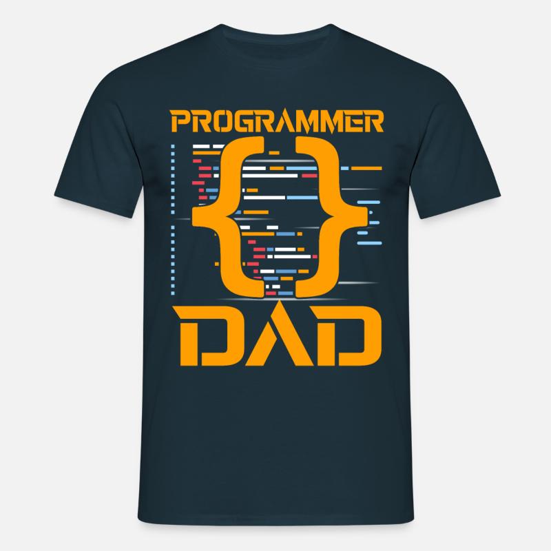 Programmer Dad - Men's T-Shirt - navy