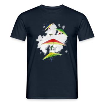 Cadeaux deltapalne et pilote t-shirts - T-shirt homme - marine - Devant - AI Model Male 178 light (178cm)