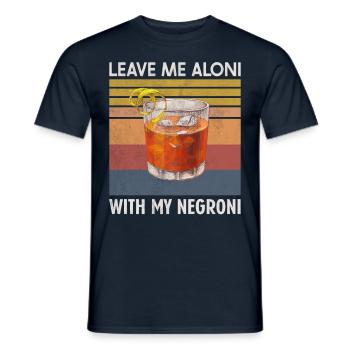 Negroni Cocktail Design für Negroni Trinker - Männer T-Shirt - Navy - Vorne - AI Model Male 178 light (178cm)