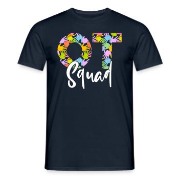 Occupational Therapy & Health Care Gifts - Men's T-Shirt - navy - Front - AI Model Male 178 light (178cm)