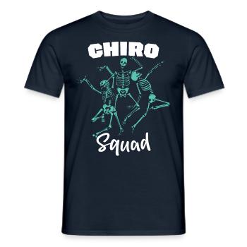 Chiropraktiker Chiropraktik - Männer T-Shirt - Navy - Vorne - AI Model Male 178 light (178cm)