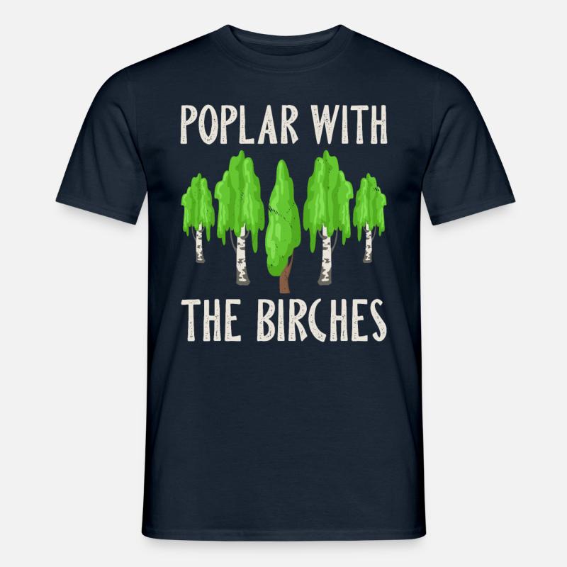 Paplar Birches Baumpfleger - Männer T-Shirt - Navy