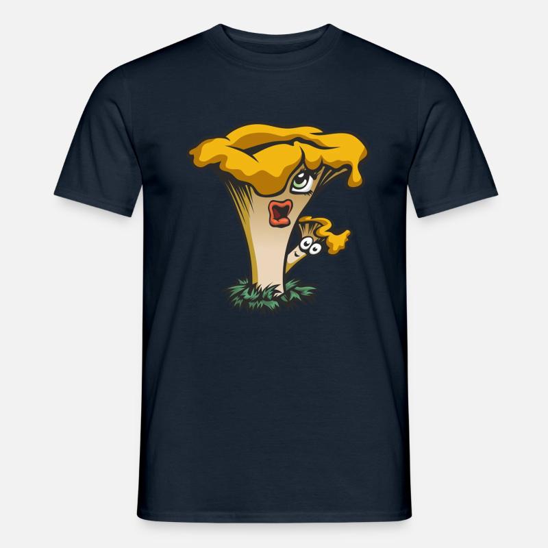 Pilz - Männer T-Shirt - Navy