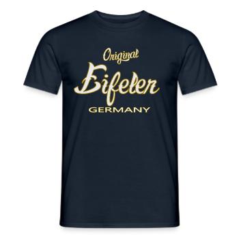 Eifler Germany - Das Original - Männer T-Shirt - Navy - Vorne - AI Model Male 178 light (178cm)
