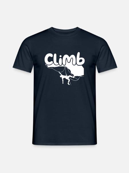 Climb climbing art - Men's T-Shirt - navy