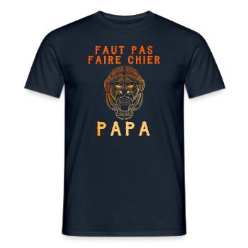 Gorilla don't piss off Daddy - Men's T-Shirt - navy - Front - AI Model Male 178 light (178cm)