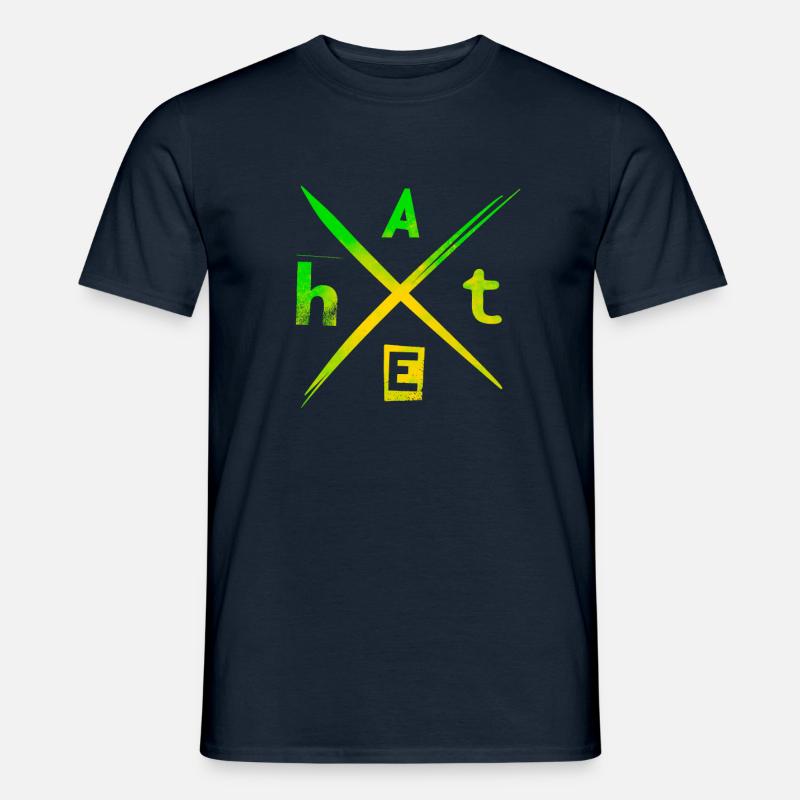 H A T E hate - T-shirt homme - marine