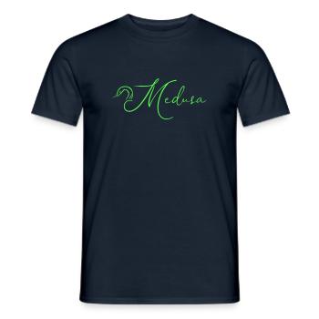 Medusa logo art - T-shirt homme - marine - Devant - AI Model Male 178 light (178cm)