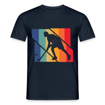 Hockey sur gazon - T-shirt homme - marine - Devant - AI Model Male 178 light (178cm)