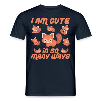 Je suis mignon à bien des égards - T-shirt homme - marine - Devant - AI Model Male 178 light (178cm)