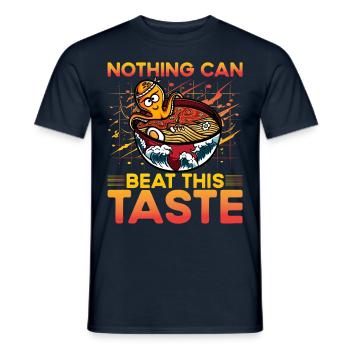 Nothing can beat this taste - Men's T-Shirt - navy - Front - AI Model Male 178 light (178cm)
