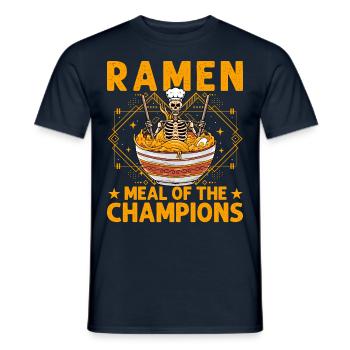 Ramen Meal of the Champions - Männer T-Shirt - Navy - Vorne - AI Model Male 178 light (178cm)