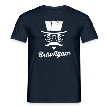 Für Mama Hund Baby Beste Mama Pfote Liebhaber - Männer T-Shirt - Navy - Vorne - AI Model Male 178 light (178cm)