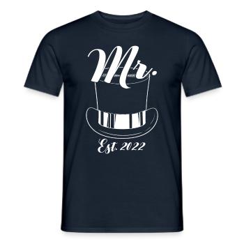 Mr. Est 2022 Level Up in Life Game of Life - Men's T-Shirt - navy - Front - AI Model Male 178 light (178cm)