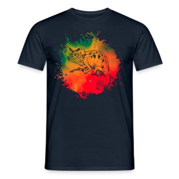 Caméléon - T-shirt homme - marine - Devant - AI Model Male 178 light (178cm)
