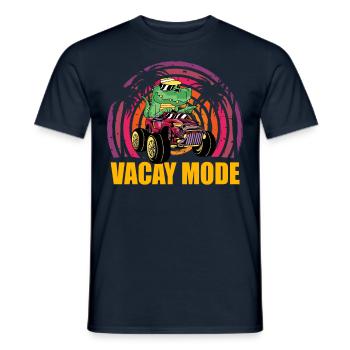 Dinosaurier Vacay Mode - Männer T-Shirt - Navy - Vorne - AI Model Male 178 light (178cm)