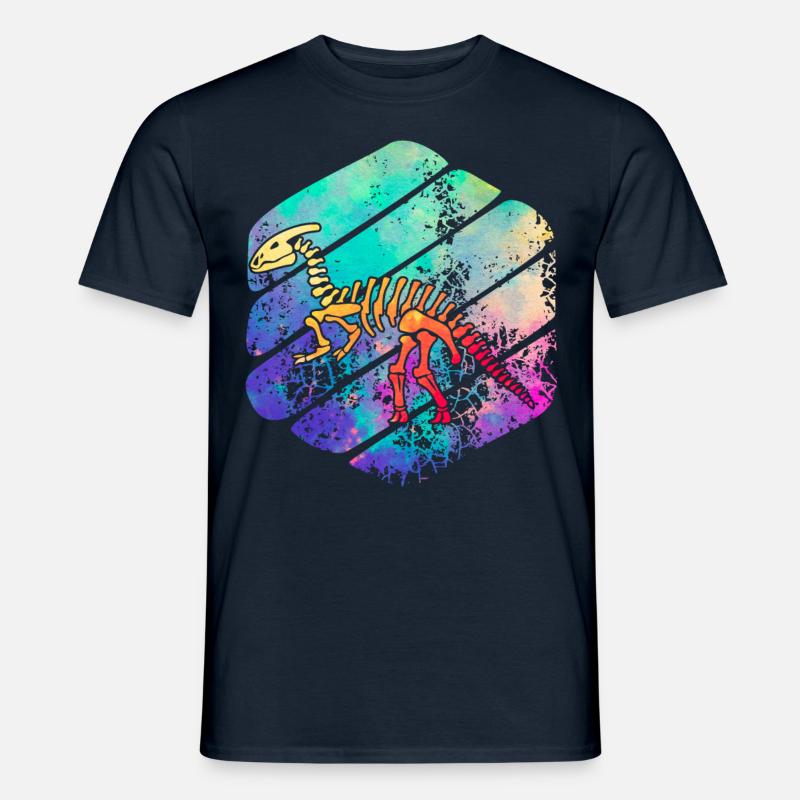 Dinosaurier - Männer T-Shirt - Navy