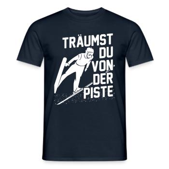 Nur ein Typ, der Araberpferde mag Kulturclub - Männer T-Shirt - Navy - Vorne - AI Model Male 178 light (178cm)