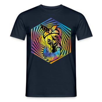 Boxeur - T-shirt homme - marine - Devant - AI Model Male 178 light (178cm)