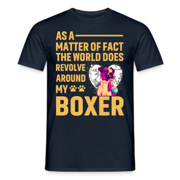 Boxeur - T-shirt homme - marine - Devant - AI Model Male 178 light (178cm)