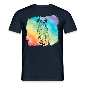 Boxeur - T-shirt homme - marine - Devant - AI Model Male 178 light (178cm)