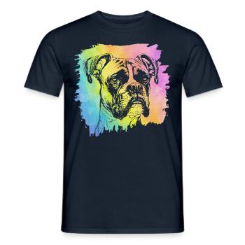 Boxeur - T-shirt homme - marine - Devant - AI Model Male 178 light (178cm)