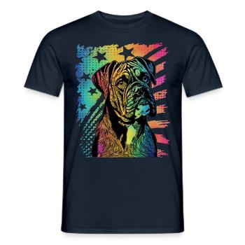 Boxeur - T-shirt homme - marine - Devant - AI Model Male 178 light (178cm)