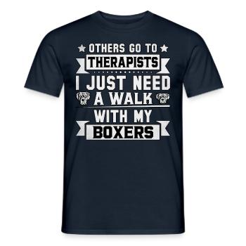 Boxeur - T-shirt homme - marine - Devant - AI Model Male 178 light (178cm)