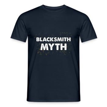 Mythe du forgeron Sabot de fer Profession de forgeron - T-shirt homme - marine - Devant - AI Model Male 178 light (178cm)