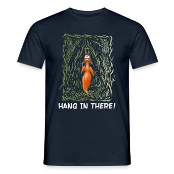 Accrochez-vous à la créature de la forêt d’écureuils - T-shirt homme - marine - Devant - AI Model Male 178 light (178cm)