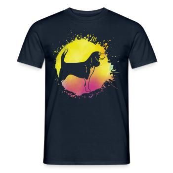 Beagle - Men's T-Shirt - navy - Front - AI Model Male 178 light (178cm)
