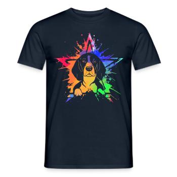 Beagle - Men's T-Shirt - navy - Front - AI Model Male 178 light (178cm)