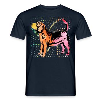 Beagle - Men's T-Shirt - navy - Front - AI Model Male 178 light (178cm)